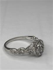 10KWG Lady's Diamond Wedding Set Size 7